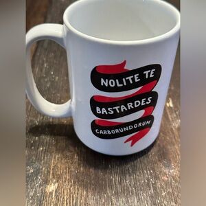 EUC “Handmaid’s Tale” themed Look Human mug.  Very sturdy.